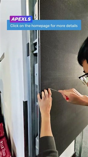 How are outdoor curved LED screens installed？ #apexlsled #leddisplay #shorts #ledscreen