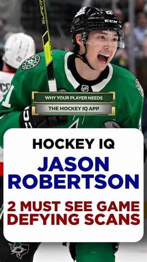 Project Hockey on Instagram: "This entire play is made before Jason Robertson even touches the puck. As a coach, this is what we’re teaching: • Pre-scan before possession • Identify pressure early • Protect the puck to buy time • Use your feet to open lanes • Finish habits at the net First scan → recognizes traffic and gets into puck protection. Second scan → sees the middle, understands the lane isn’t there yet, protects down low, opens it up, moves it — then goes straight to the net and create