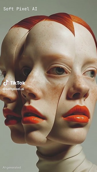 Surreal AI Art: Faces with Life of Their Own