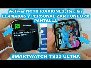 How to configure the T800 Ultra smartwatch