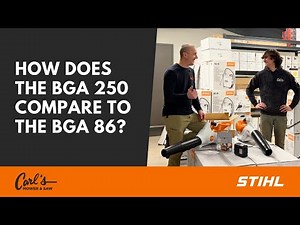 What's New from STIHL? Unboxing the STIHL BGA 250!