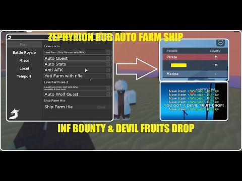 Zephyrion Hub | Ship Farm Showcase & Tutorial & Requirement | Best Gpo Script 2023