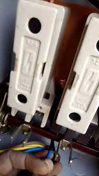how to install and wire a 3 phase isolator switch.