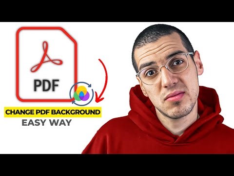 How to Change PDF Background Color from Black to White (2025)
