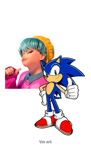 sonic x baby sajaboys #digitalart #art #sajaboys
