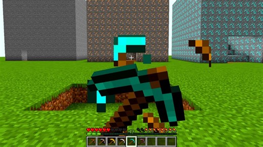 Minecraft but I can eat pickaxes Minecraft Data Pack