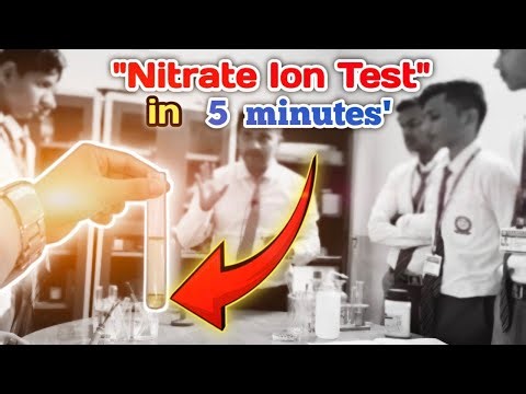 Test For Nitrate Ion 🧪 || Brown Ring Test || SALT ANALYSIS🔥