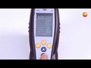 How to - testo 340 - Carrying Out A TightnessTest