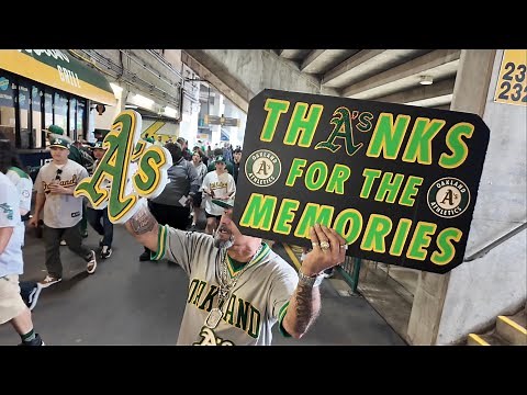 The LAST Oakland A’s Game At Oakland Coliseum -Goodbye To Athletics Ballpark Forever / Final Moments