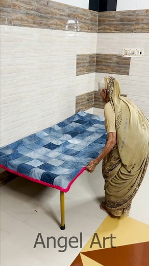 Easy Ways To Transform Your Jeans 👖 Upcycled Jeans Quilt Making #diy #hacks #clothes | Angel Art