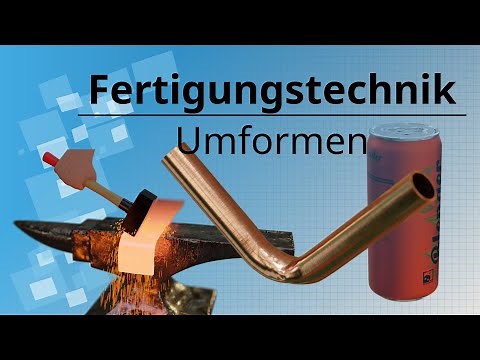 Basics of forming (forging, rolling, deep drawing, extrusion, die bending, neutral fiber)