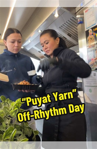 Minsan hindi gaanong organized at medyo sablay kaming mag-ina pareho dito sa food truck. Pero okay lang, tuloy pa rin ang grind. 💪 #foodtrucklife #pinoyabroad #ofw #grind