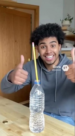 The Floating Pencil Trick That Broke Physics 😳✏️