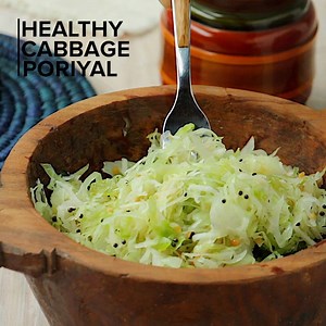 6.8M views · 2.7K shares |  Healthy, Tasty, and Very Easy  Cabbage Poriyal - a quick stir-fry away from a delicious meal  See Full Recipe: https://goo.gl/ZCdaT7 | Yummefy | Facebook