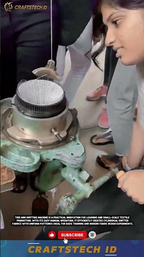 **Manual Mini Knitting Machine for Textile Production** #industrialtechnology #tech #machine