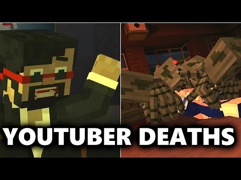 YOUTUBER DEATHS • Minecraft Story Mode CaptainSparklez LDShadowLady