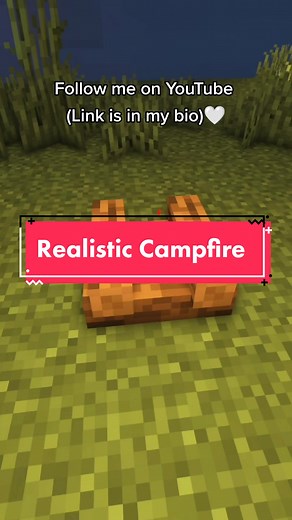 How to Make a Realistic Campfire in Minecraft