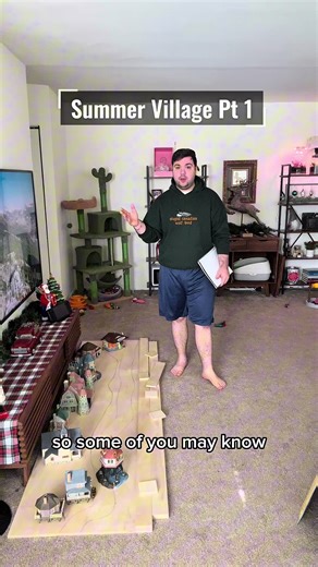 How to Build a Summer Miniature Village Display