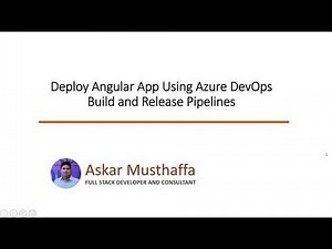 Deploy Angular app using Azure DevOps build and release pipelines