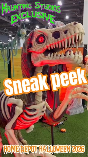 These Home Depot Halloween animatronics are INSANE #halloween #shorts