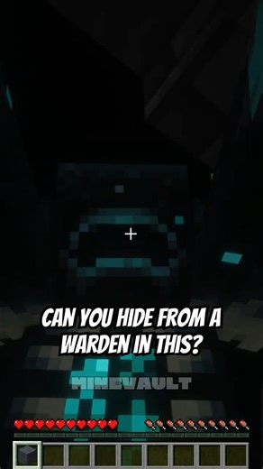 Can You Hide From a Warden in This? #minecraft