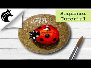 Rock Painting Tutorial For Beginners Ladybug