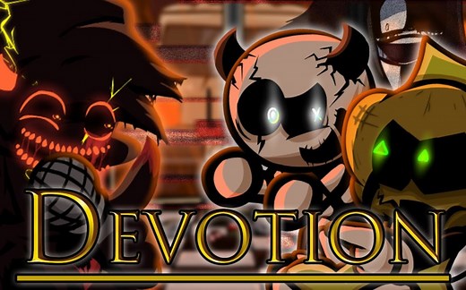 FNF HBC: Fallen Angels/Hellbeats腐化：堕落天使 - Devotion - Spooky Kids Day 3