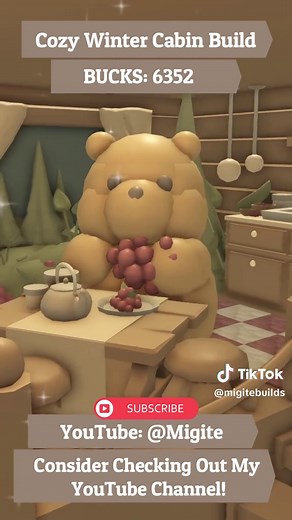 Cozy Brown Bear Tiny House Build in Roblox Adopt Me