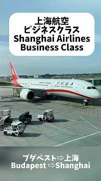 レアな上海航空のビジネスクラス搭乗記 #shorts #Shanghai Airlines #女子旅 #businessclass