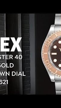 Rolex Yachtmaster 40 Everose Gold Steel Brown Dial Watch 116621 Review | SwissWatchExpo