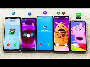 Skype vs Zangi vs FB vs WhatsApp + Incoming Call OPPO + Sony + POCO + Samsung + iPhone