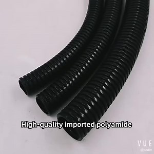 Flexible PA Polyamide Corrugated Tube Conduit with 4.5MM Inner Diameter and 7MM Outer Diameter Connector Type