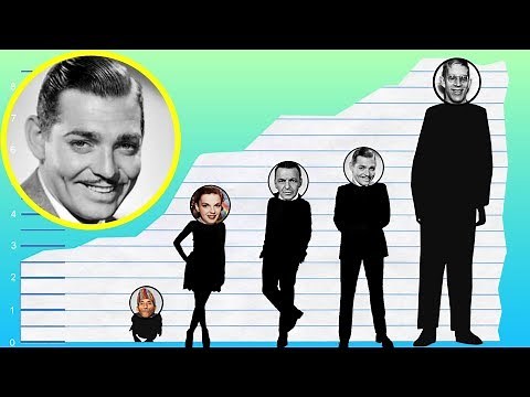 How Tall Is Clark Gable? - Height Comparison!