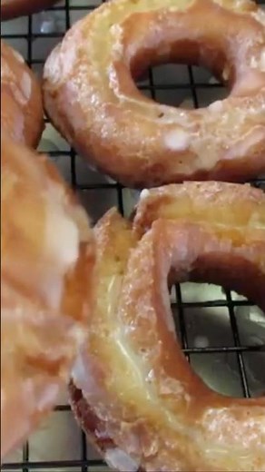 GLAZED CAKE DONUTS 🍩 So YUMMY 😋 #food #cooking #homemade #donuts #recipe #tutorial
