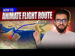 How to Create Animated Flight Routes on Mobile & PC/Laptop | HDsheet