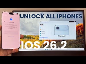 [iOS 26.2 - All iOS Versions] Unlocking iPhone Locked To Owner Unlock iPhone 17 Pro Max Activation