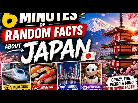 6 Minutes of Random Facts About Japan 🇯🇵 | Crazy, Fun & Mind-Blowing Facts!