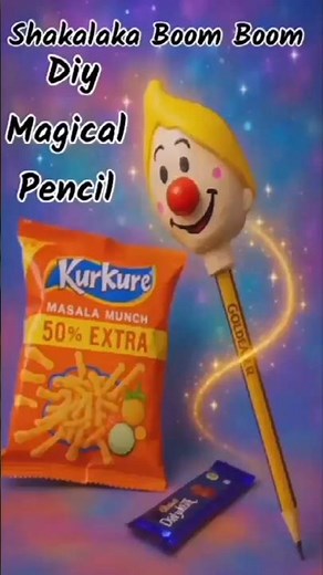How To Make Shaka Laka Boom Boom Pencil #Shorts #Diy #Magicpencil