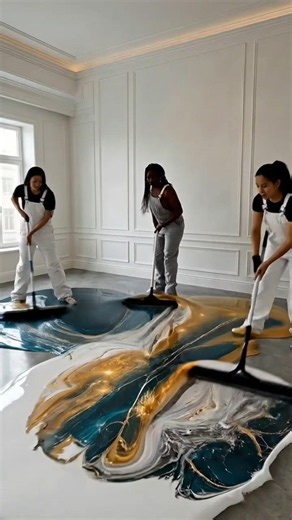 Most Beautiful Blue Epoxy Bedroom Floor Design ✨#epoxyfloor #epoxyflooring #3depoxyfloor #cloudfloor