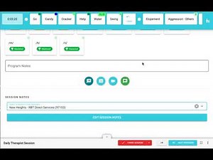 Writing Session Notes During a Session