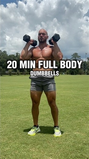 🔥20-Minute Full Body Dumbbell Workout at Home