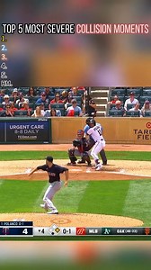 9K views · 63 reactions | TOP 5 MOST SEVERE COLLISION MOMENTS#mlb #foryou #baseball #top #sports | Sports Ball | Facebook