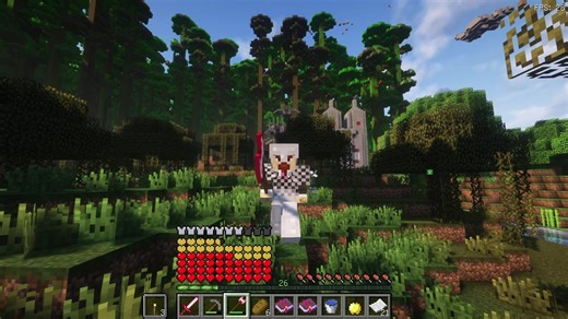 我的世界 MC大冒险 猪战斧 甲壳虫和僵尸熊 神殿石像鬼 1.12模组整合包生存