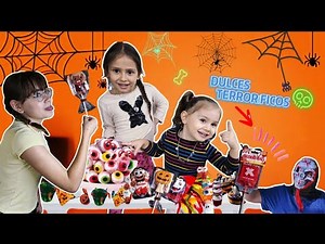 BUYING CANDIES FOR HALLOWEEN🎃TERRIFYING SWEETS!!😋_NALUCHI VLOG