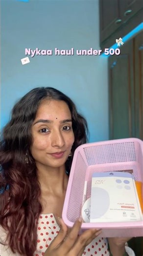 Nykaa Haul Under ₹500 ✨#ganithaofficial #makeup #beauty #nykaahaul #nykaa #shortsfeed #nykaamakeup