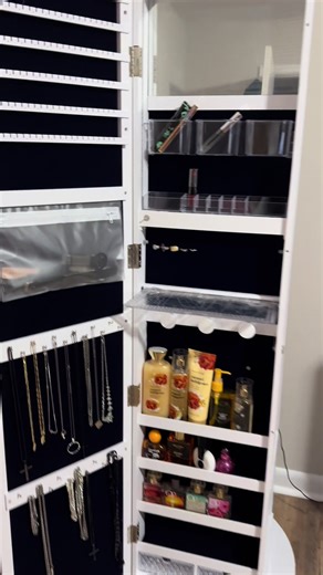 Jewelry Organizer Box with LED Lights