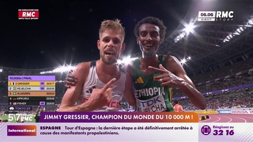 Jimmy Gressier, champion du monde du 10.000m