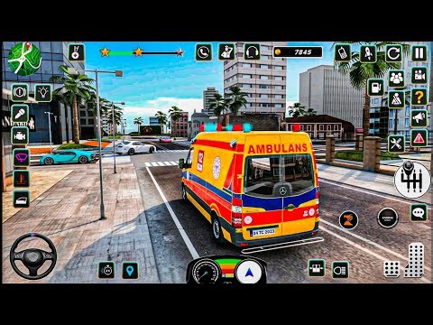 😍Ambulance service rescue game best 3D driving game Android phone game#3dgame #ambulancegame