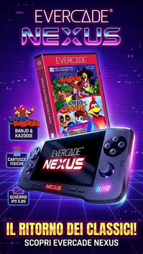 La console RETRO più PAZZA del 2026 è QUI! 🔥 Evercade Nexus