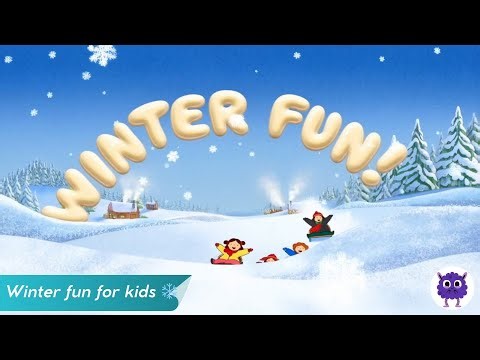 Winter Fun for Kids ❄️☃️ Funny Snow Cartoon | Kids Songs & Music Video